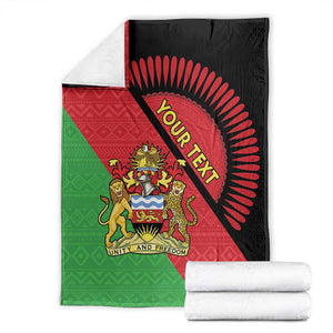 Personalized Afro Malawi Blanket Coat Of Arms - Southeastern Africa Pattern