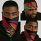 Personalized Afro Malawi Neck Gaiter Coat Of Arms - Southeastern Africa Pattern LT15