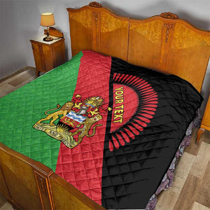 Personalized Afro Malawi Quilt Coat Of Arms - Southeastern Africa Pattern