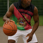 Personalized Afro Malawi Sleeveless Hoodie Coat Of Arms - Southeastern Africa Pattern - African Pride
