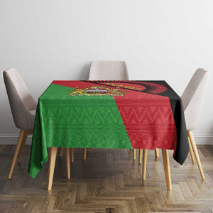 Personalized Afro Malawi Tablecloth Coat Of Arms - Southeastern Africa Pattern