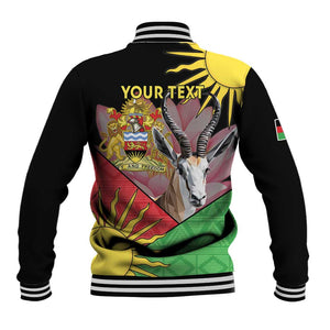 Personalized Africa Malawi Baseball Jacket Thomsons Gazelle With Lotus