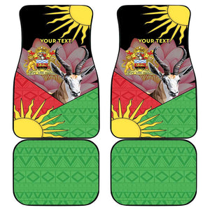 Personalized Africa Malawi Car Mats Thomsons Gazelle With Lotus