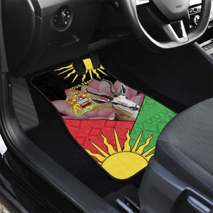 Personalized Africa Malawi Car Mats Thomsons Gazelle With Lotus