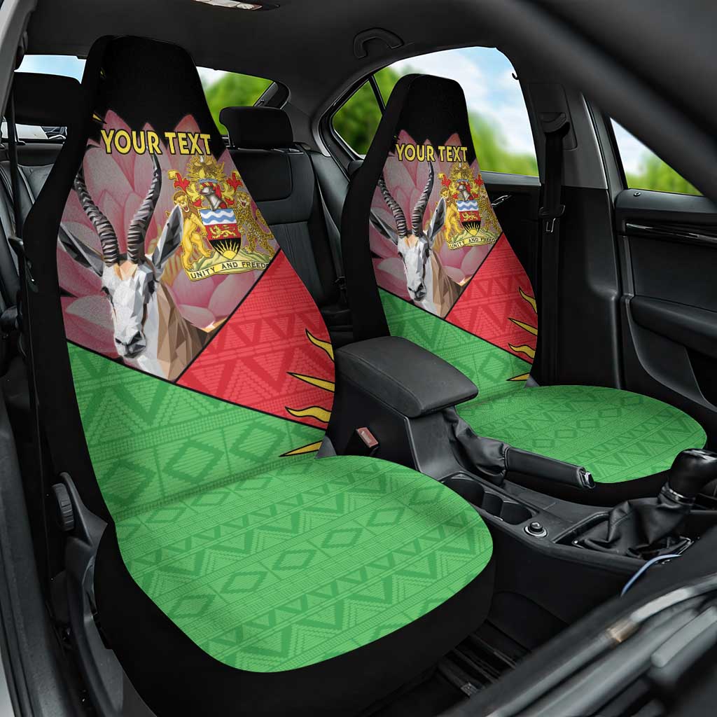 Personalized Africa Malawi Car Seat Cover Thomsons Gazelle With Lotus