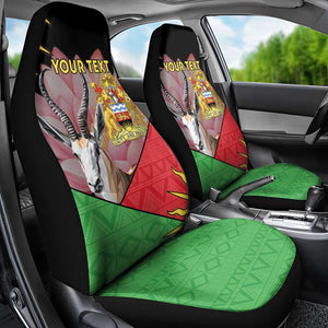 Personalized Africa Malawi Car Seat Cover Thomsons Gazelle With Lotus