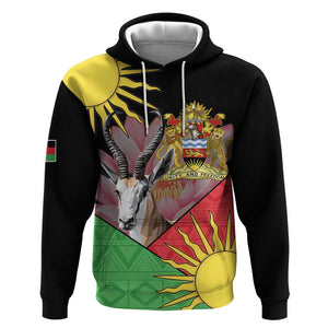 Personalized Africa Malawi Hoodie Thomsons Gazelle With Lotus