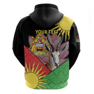 Personalized Africa Malawi Hoodie Thomsons Gazelle With Lotus