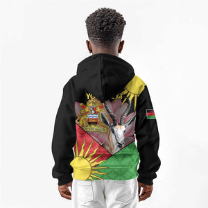 Personalized Africa Malawi Kid Hoodie Thomsons Gazelle With Lotus