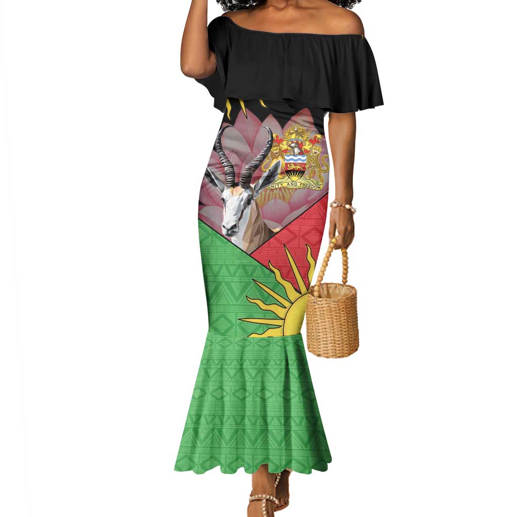 Personalized Africa Malawi Mermaid Dress Thomsons Gazelle With Lotus