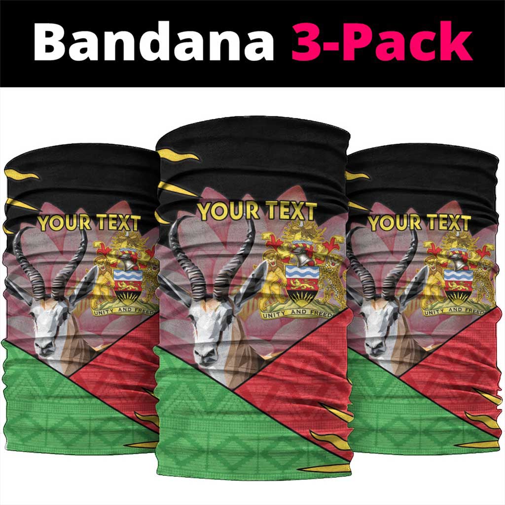 Personalized Africa Malawi Neck Gaiter Thomsons Gazelle Lotus LT15