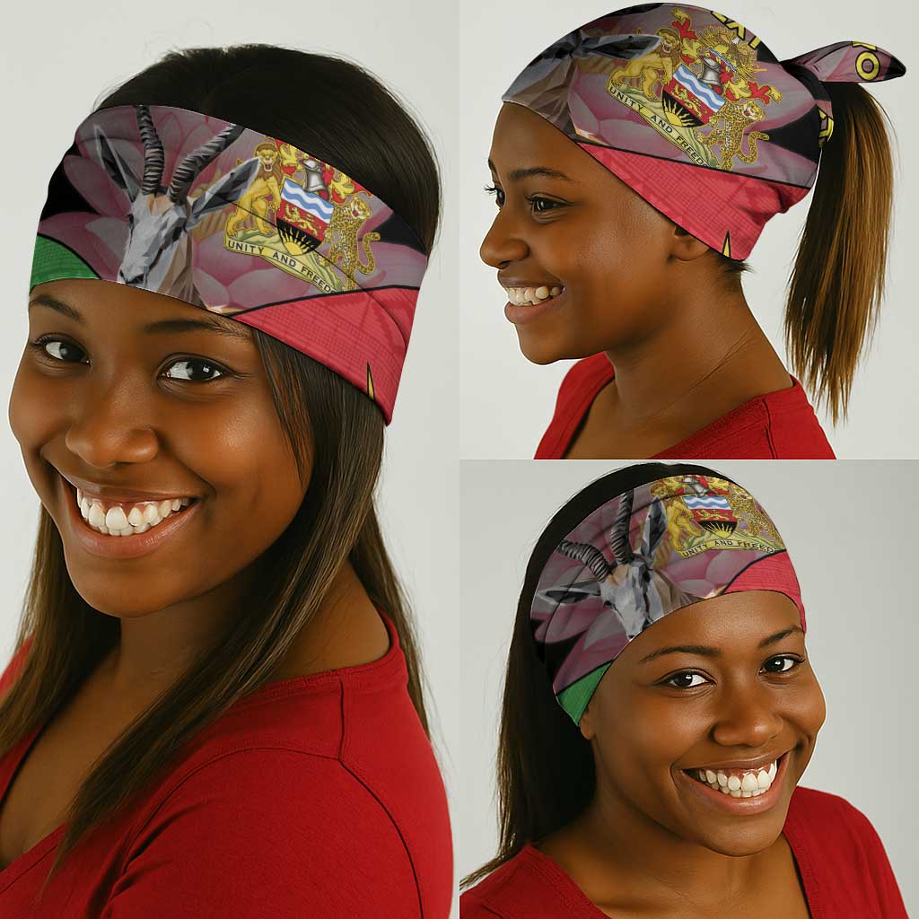 Personalized Africa Malawi Neck Gaiter Thomsons Gazelle Lotus LT15