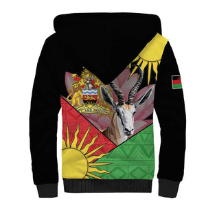 Personalized Africa Malawi Sherpa Hoodie Thomsons Gazelle With Lotus