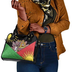 Personalized Africa Malawi Shoulder Handbag Thomsons Gazelle With Lotus