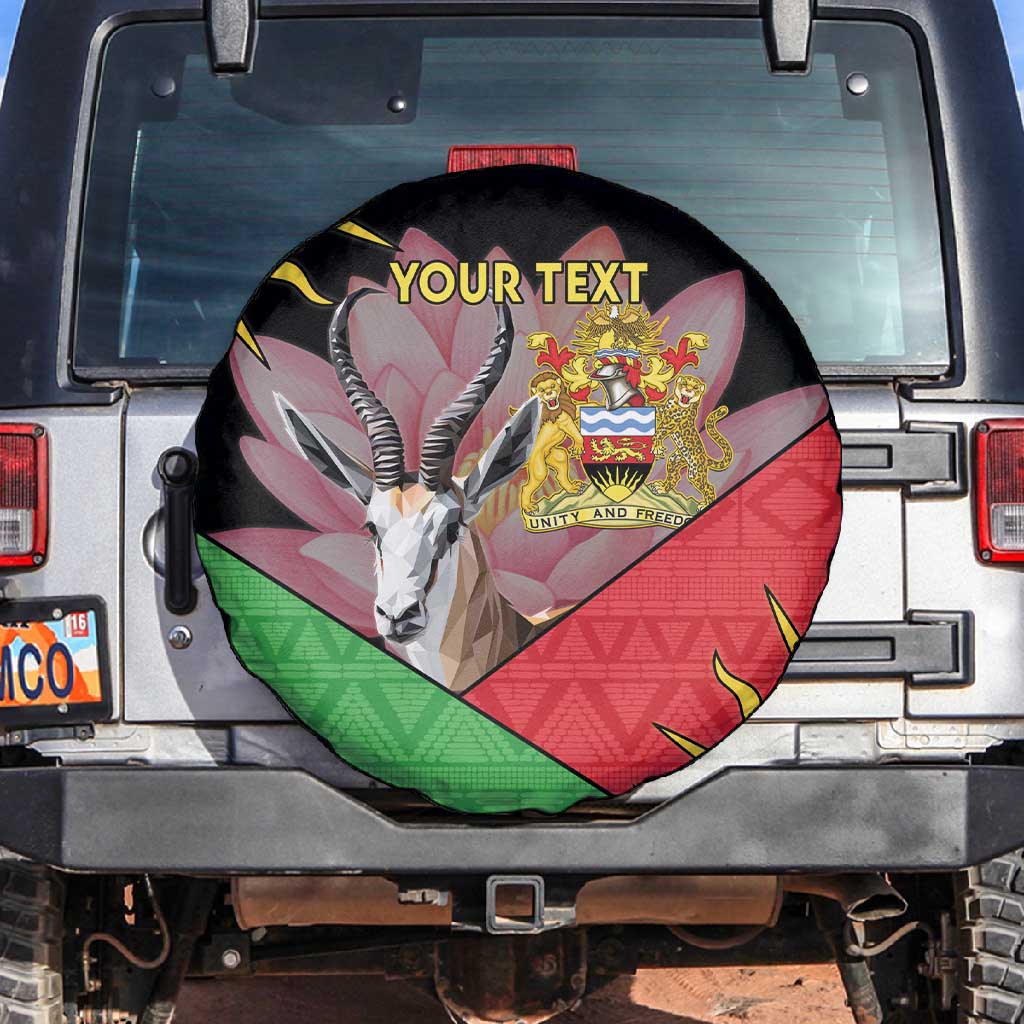 Personalized Africa Malawi Spare Tire Cover Thomsons Gazelle With Lotus