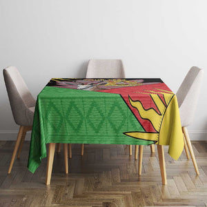 Personalized Africa Malawi Tablecloth Thomsons Gazelle With Lotus