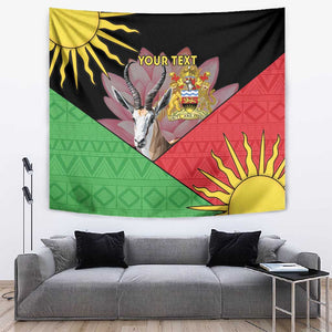 Personalized Africa Malawi Tapestry Thomsons Gazelle With Lotus