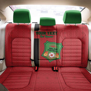 Custom Afro Malawi Football Back Car Seat Cover Go Champions - African Pattern