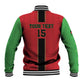 Custom Afro Malawi Football Baseball Jacket Go Champions - African Pattern