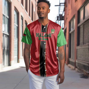 Custom Afro Malawi Football Baseball Jersey Go Champions - African Pattern