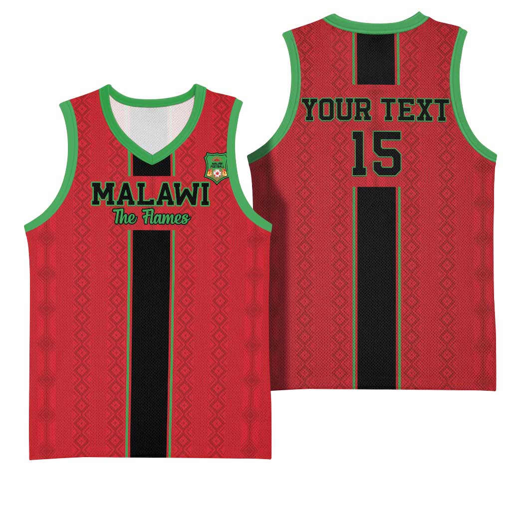 Custom Afro Malawi Football Basketball Jersey Go Champions - African Pattern LT15