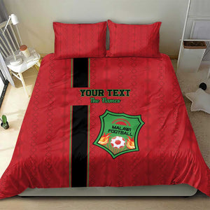 Custom Afro Malawi Football Bedding Set Go Champions - African Pattern