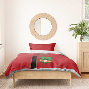 Custom Afro Malawi Football Bedding Set Go Champions - African Pattern