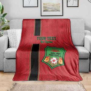 Custom Afro Malawi Football Blanket Go Champions - African Pattern