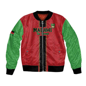 Custom Afro Malawi Football Bomber Jacket Go Champions - African Pattern