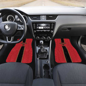 Custom Afro Malawi Football Car Mats Go Champions - African Pattern