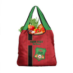 Custom Afro Malawi Football Grocery Bag Go Champions - African Pattern