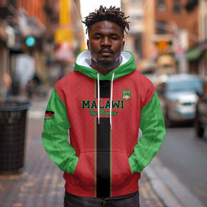 Custom Afro Malawi Football Hoodie Go Champions - African Pattern