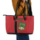 Custom Afro Malawi Football Leather Tote Bag Go Champions - African Pattern