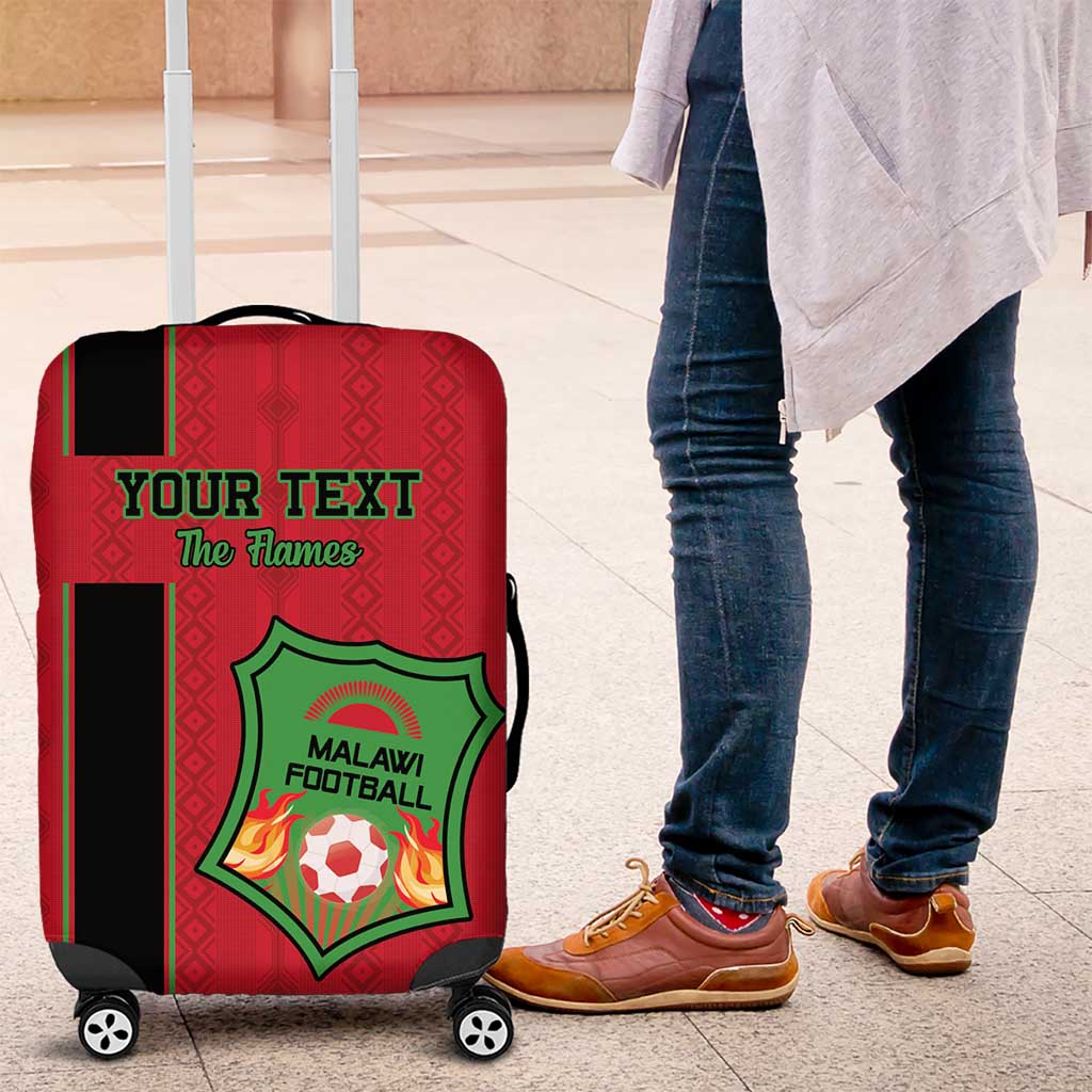 Custom Afro Malawi Football Luggage Cover Go Champions - African Pattern