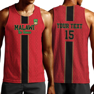 Custom Afro Malawi Football Men Tank Top Go Champions - African Pattern