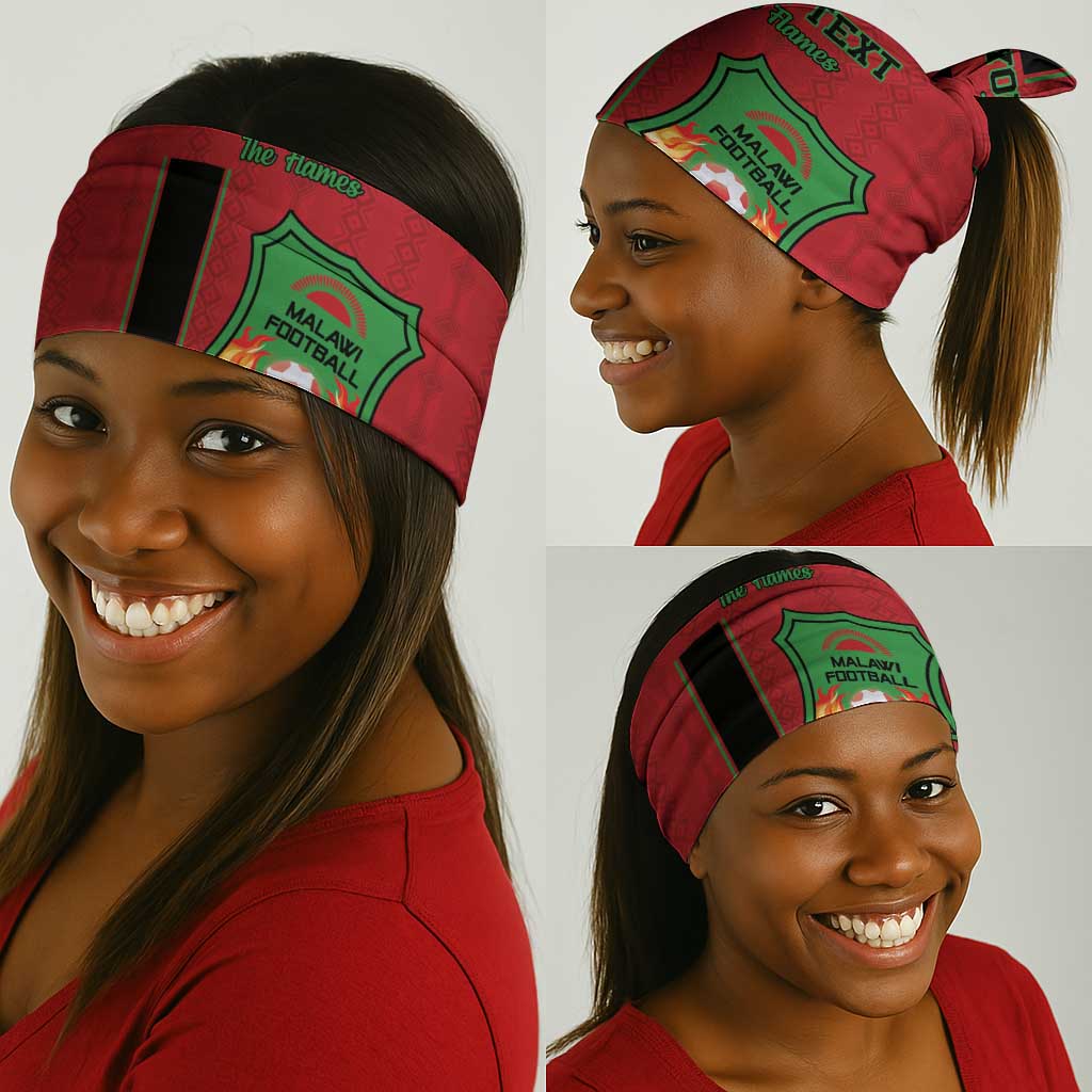 Custom Afro Malawi Football Neck Gaiter Go Champions - African Pattern LT15