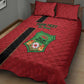 Custom Afro Malawi Football Quilt Bed Set Go Champions - African Pattern