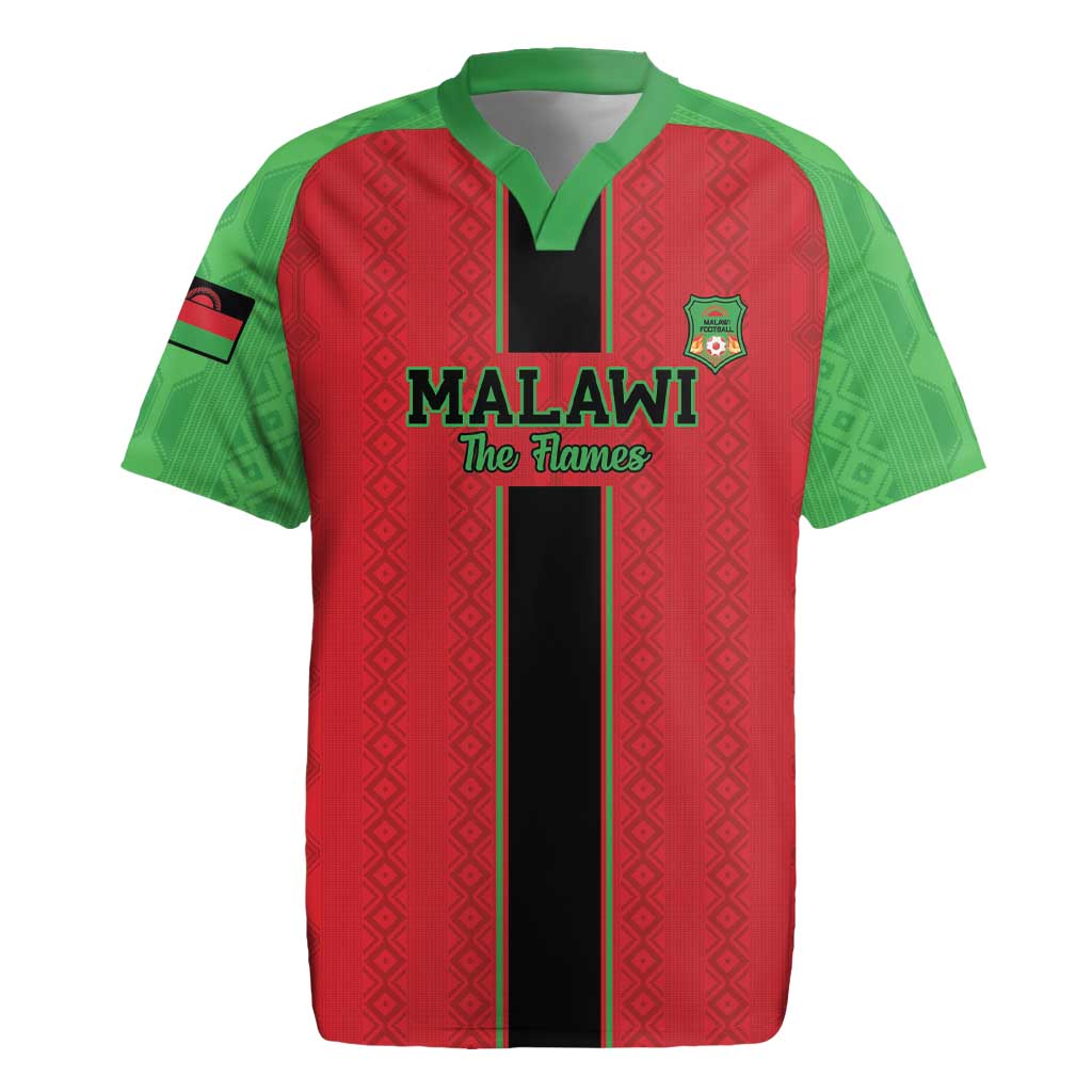 Custom Afro Malawi Football Rugby Jersey Go Champions - African Pattern