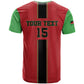 Custom Afro Malawi Football T shirt Go Champions - African Pattern