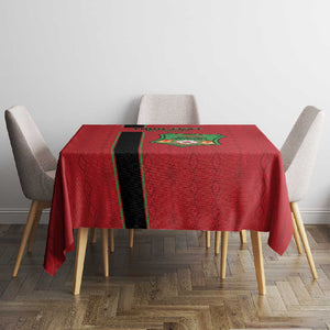 Custom Afro Malawi Football Tablecloth Go Champions - African Pattern