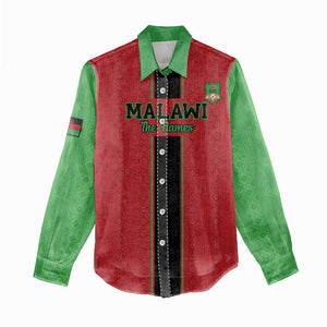 Custom Afro Malawi Football Women Casual Shirt Go Champions - African Pattern