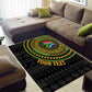 Personalised South Africa African Tribal Pattern Area Rug Chest Arm Tattoo