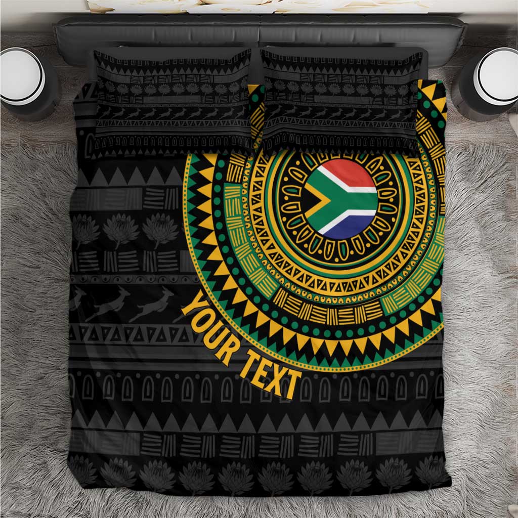 Personalised South Africa African Tribal Pattern Bedding Set Chest Arm Tattoo