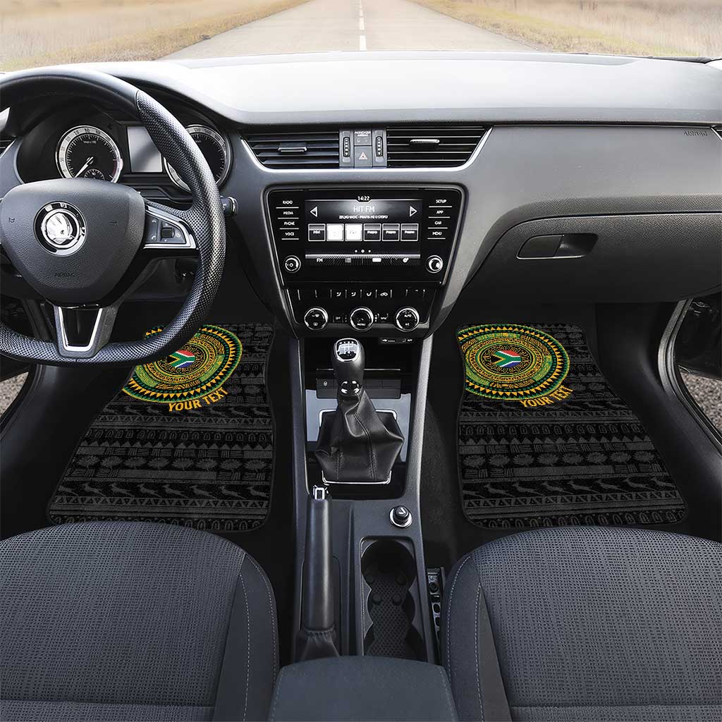Personalised South Africa African Tribal Pattern Car Mats Chest Arm Tattoo