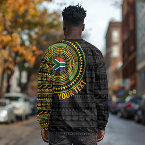 Personalised South Africa African Tribal Pattern Long Sleeve Shirt Chest Arm Tattoo