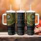 Personalised South Africa African Tribal Pattern Tumbler With Handle Chest Arm Tattoo