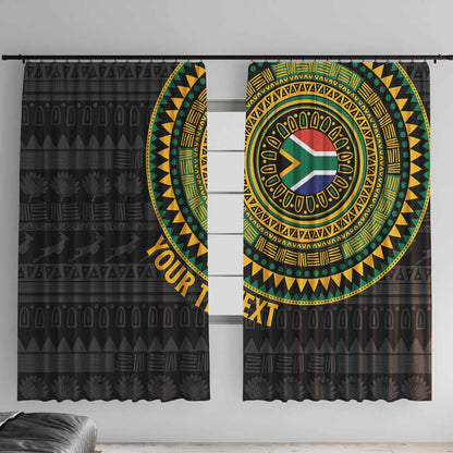Personalised South Africa African Tribal Pattern Window Curtain Chest Arm Tattoo