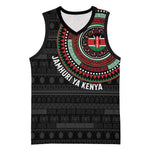 Personalised Kenya African Tribal Pattern Basketball Jersey Chest Arm Tattoo LT15