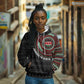 Personalised Kenya African Tribal Pattern Hoodie Chest Arm Tattoo