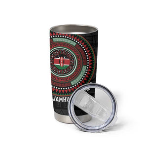 Personalised Kenya African Tribal Pattern Tumbler Cup Chest Arm Tattoo